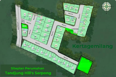 Siteplan Tandjung Hills Serpong
